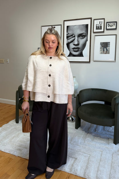 The Cape Cardigan in Cream