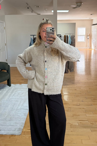 The Teddy Button Cardigan