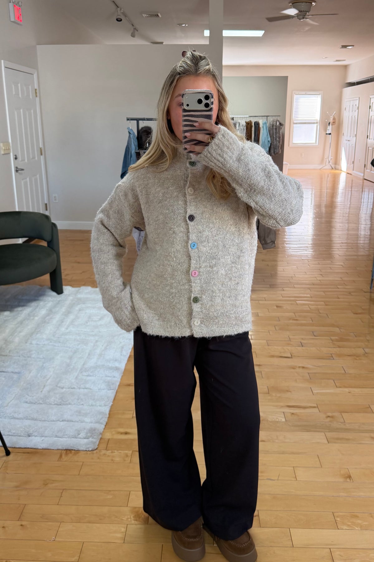 The Teddy Button Cardigan