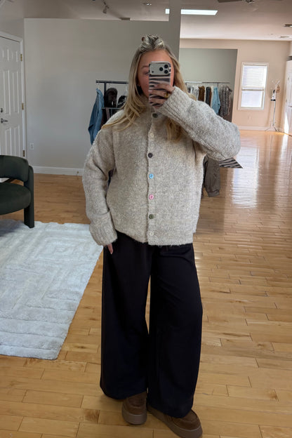 The Teddy Button Cardigan