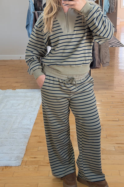 The Off-Duty Stripe Half-Zip