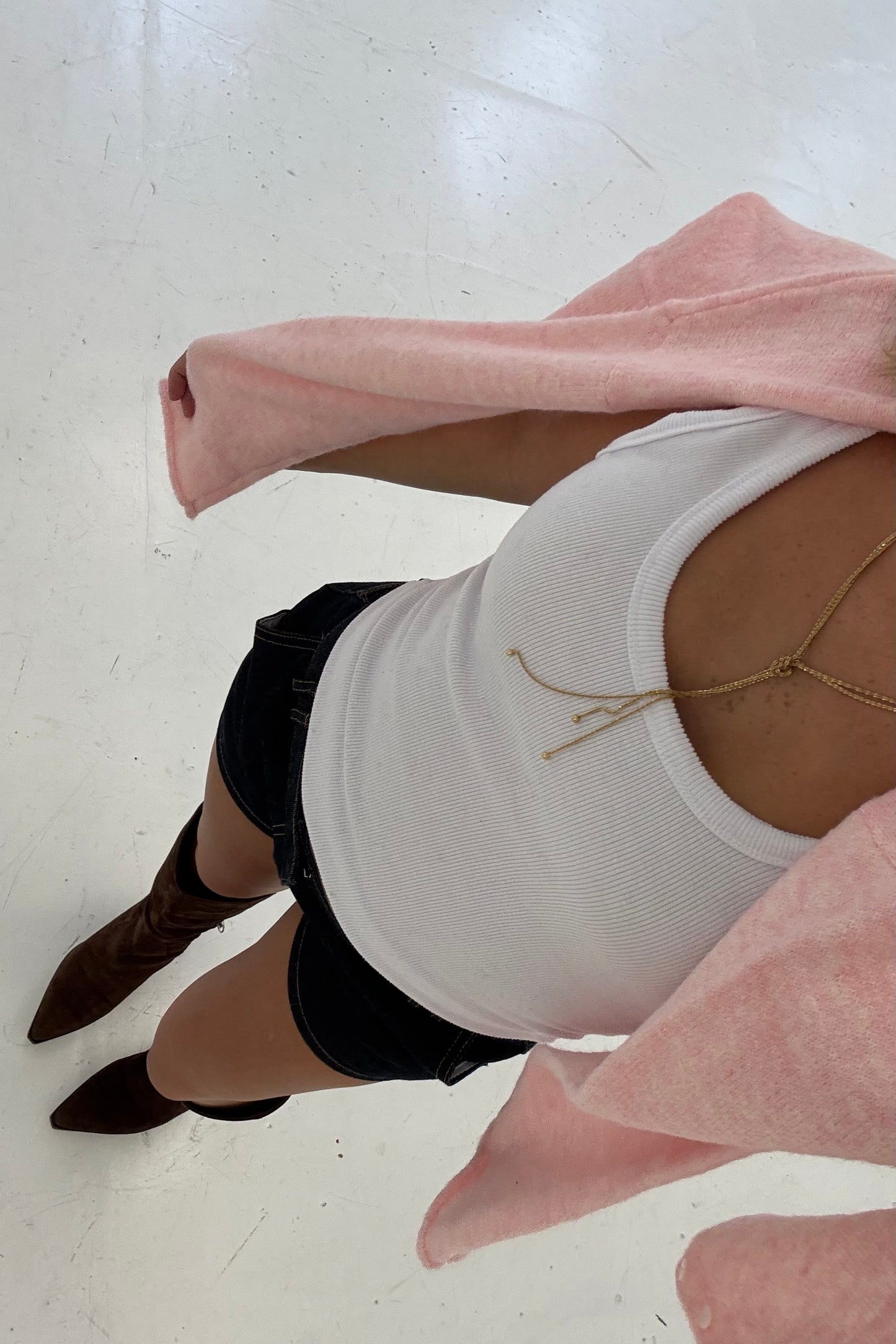 Essential Cardigan in Pink