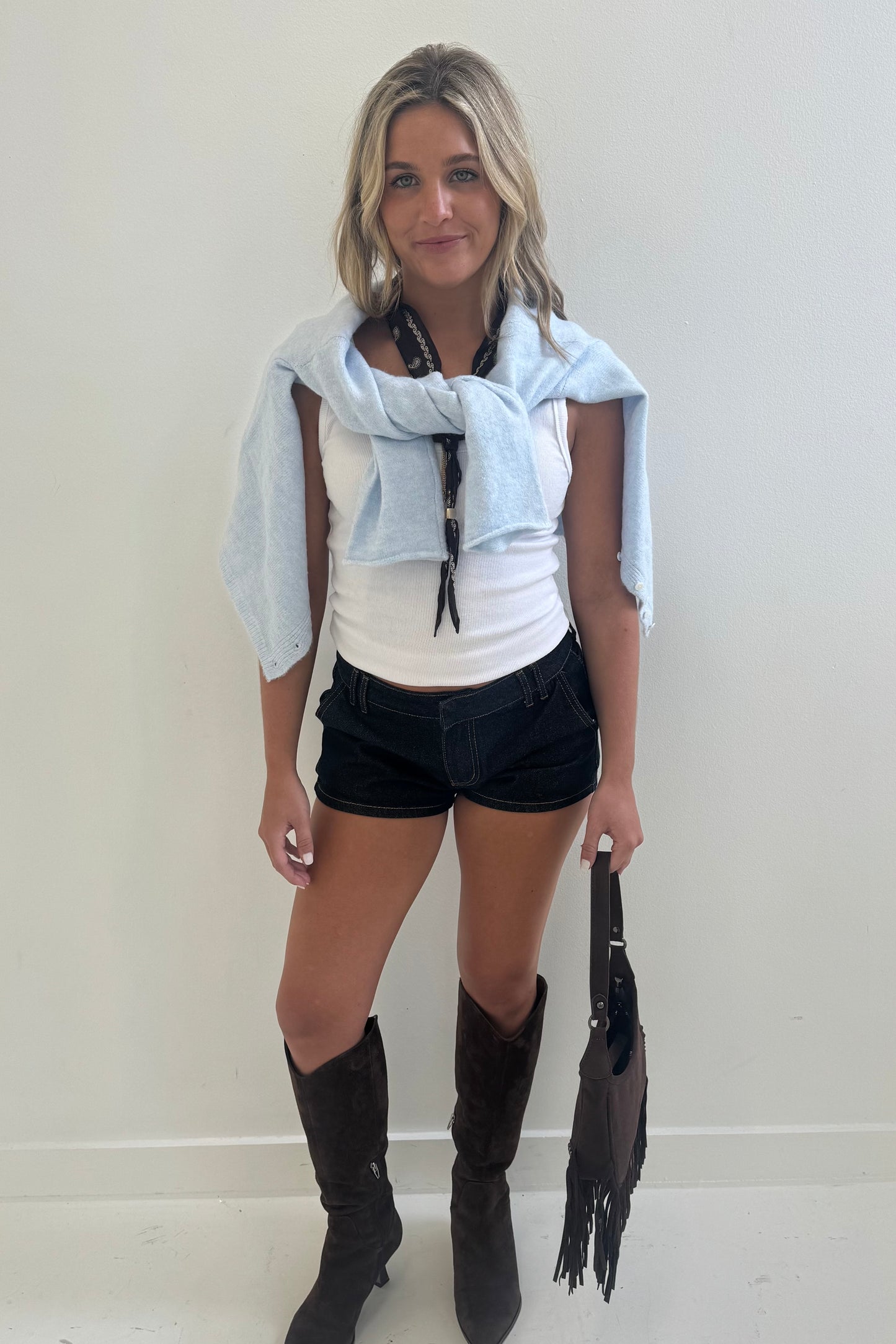 Essential Cardigan in Blue