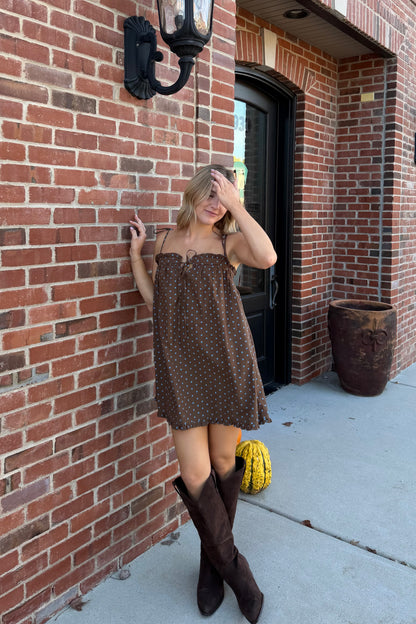 Polly Polka Dot Mini Dress