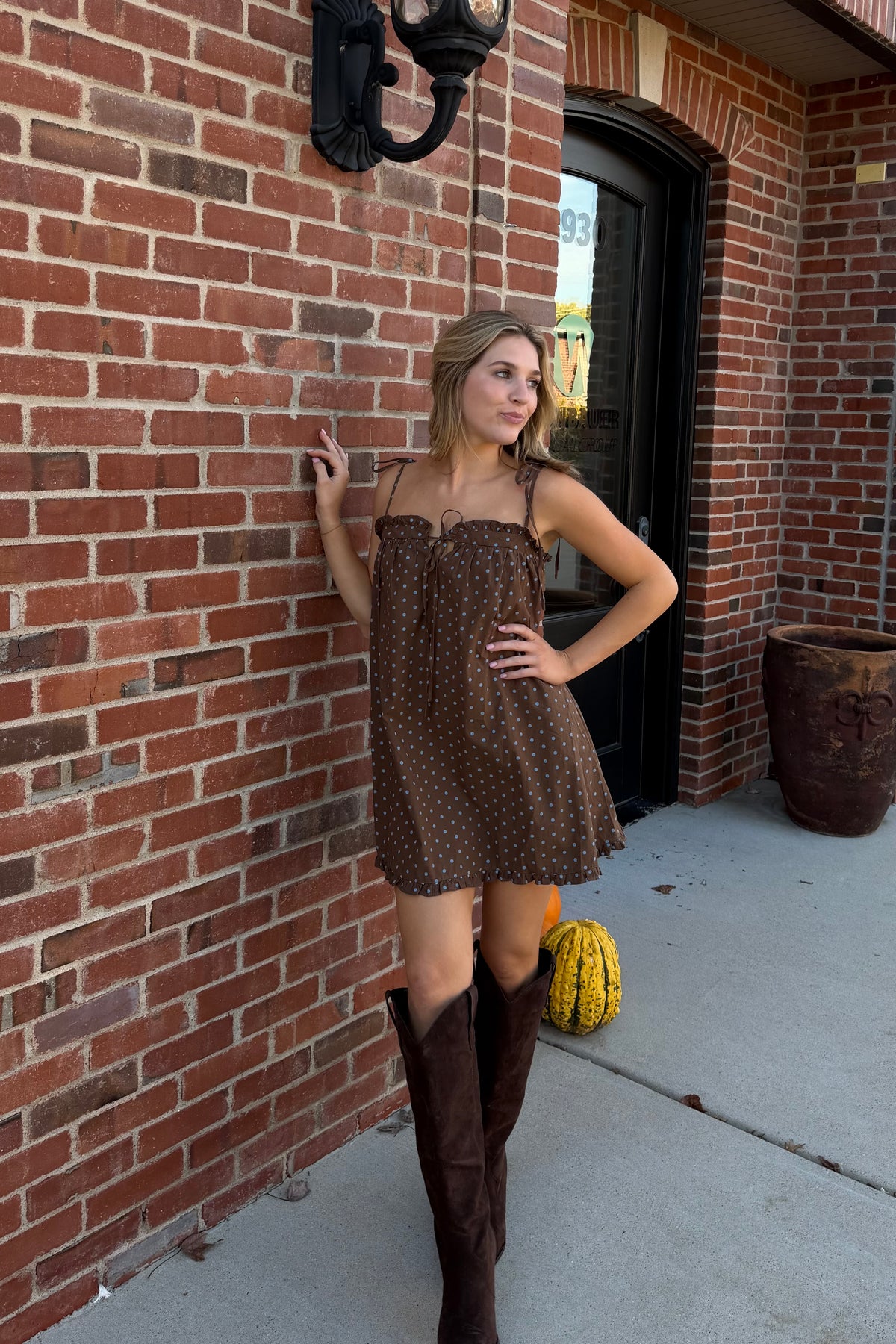 Polly Polka Dot Mini Dress