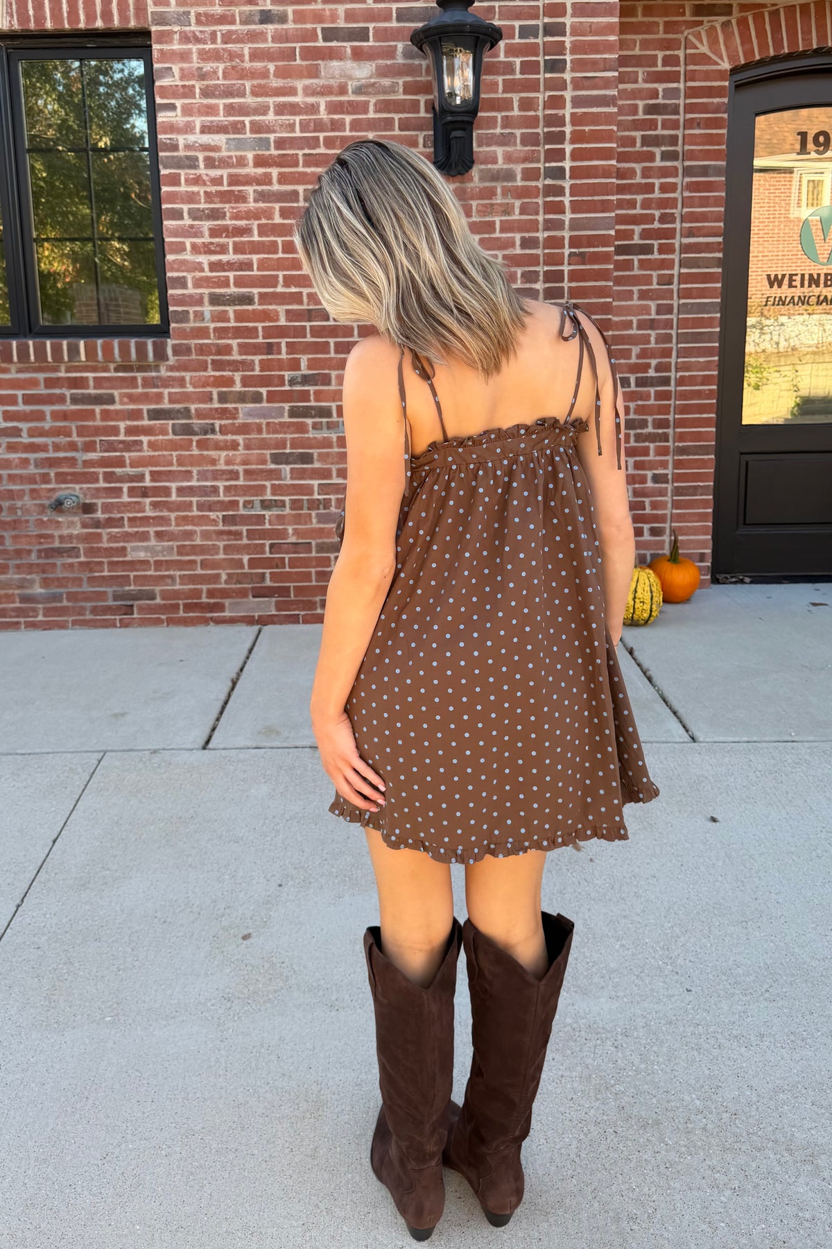 Polly Polka Dot Mini Dress