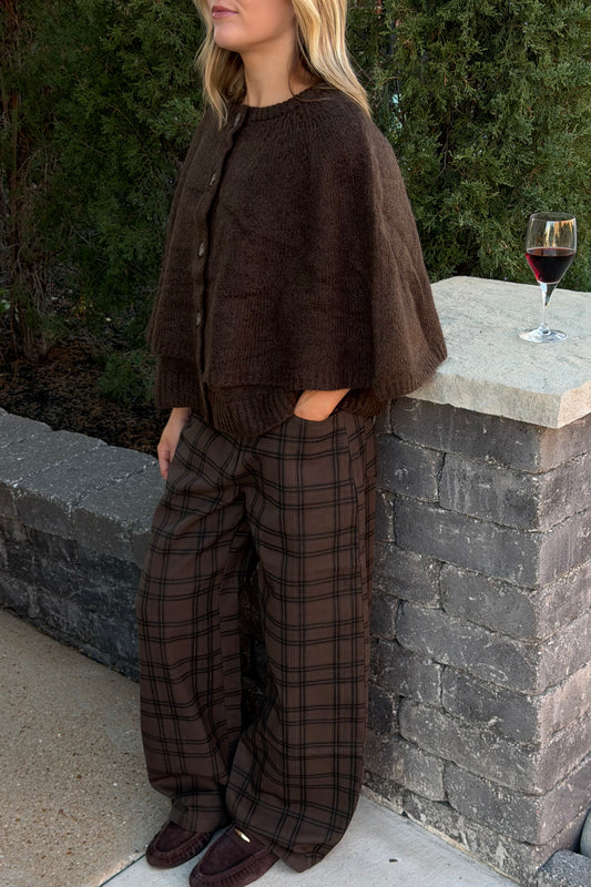 The Cape Cardigan in Espresso