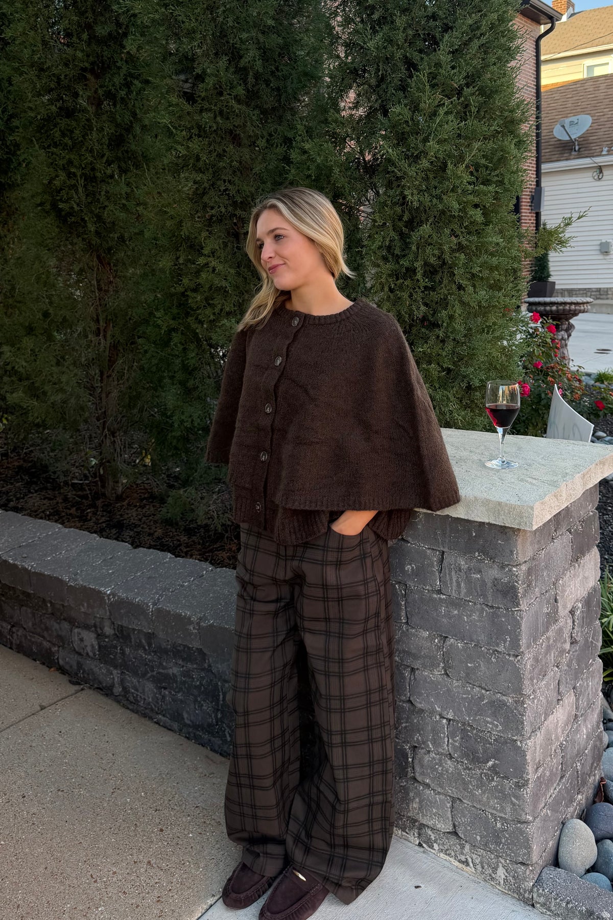 The Cape Cardigan in Espresso
