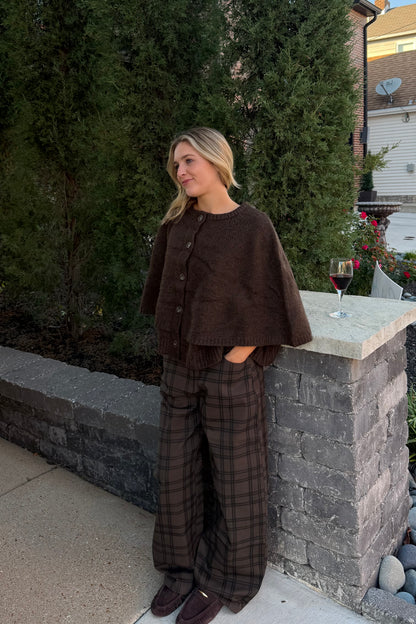 The Cape Cardigan in Espresso