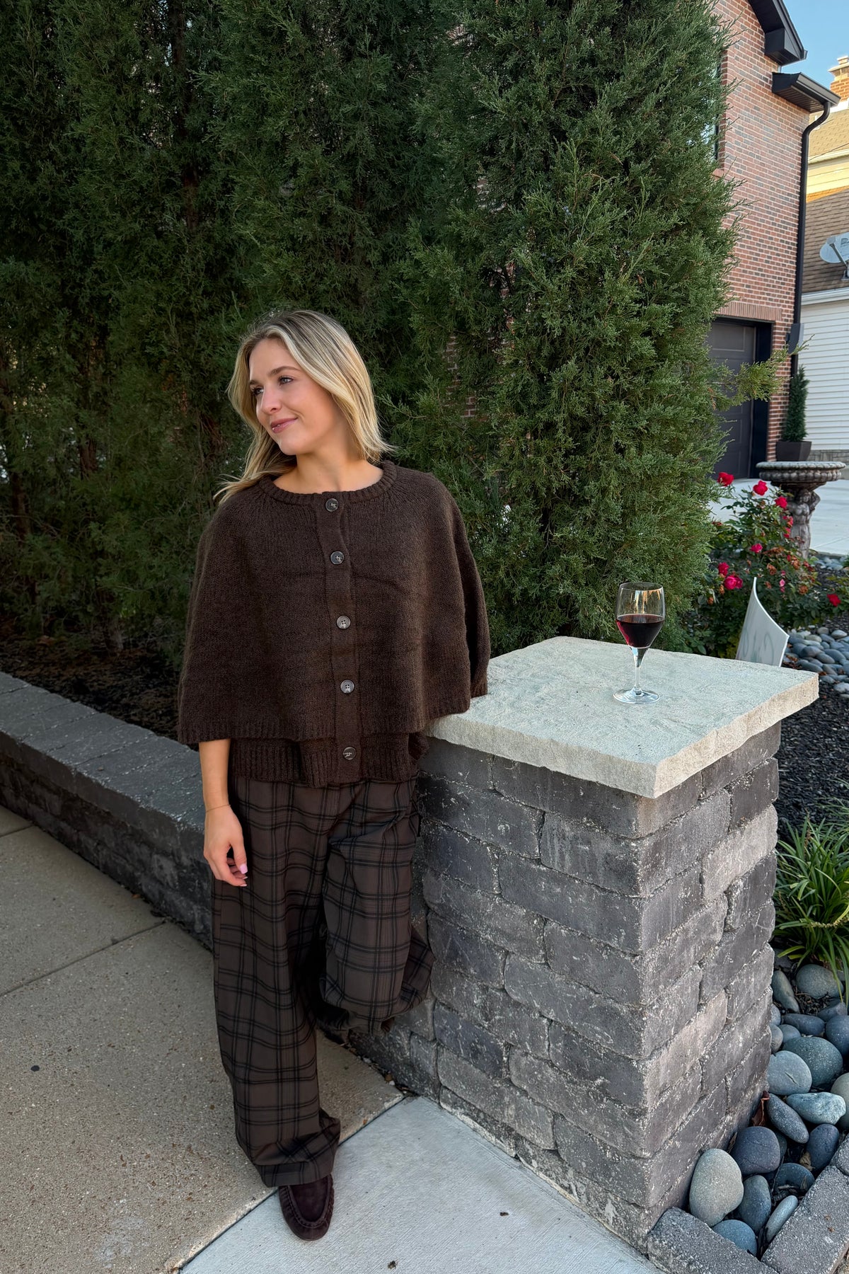 The Cape Cardigan in Espresso