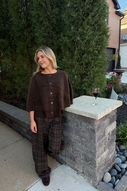 The Cape Cardigan in Espresso