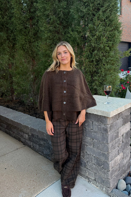 The Cape Cardigan in Espresso