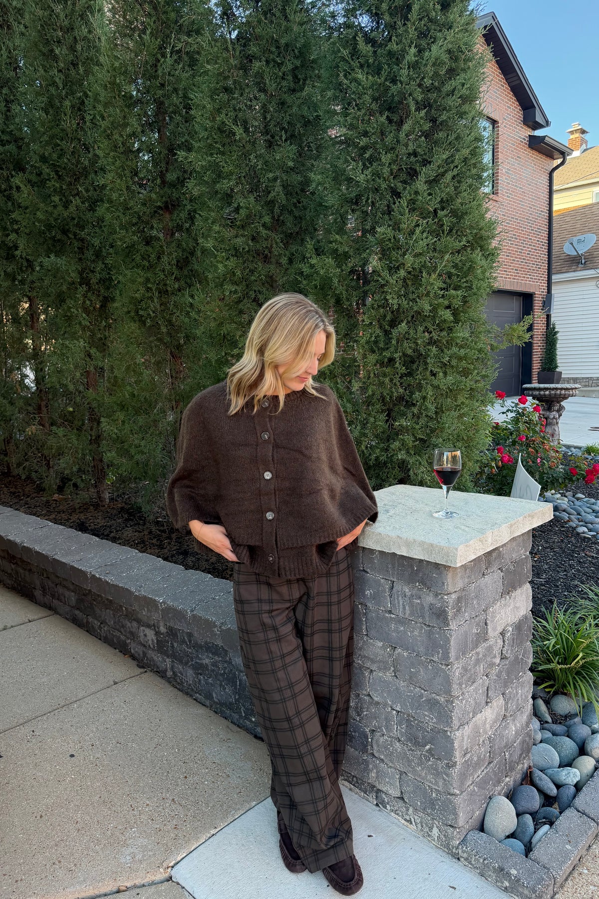 The Cape Cardigan in Espresso