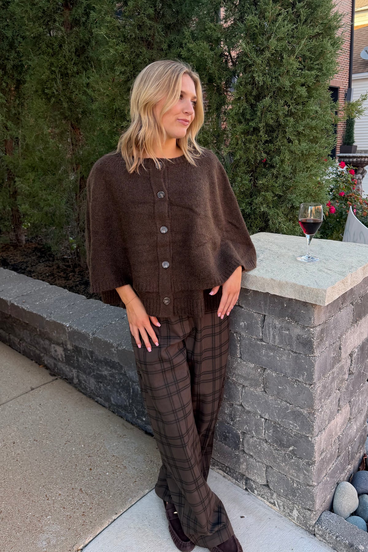 The Cape Cardigan in Espresso