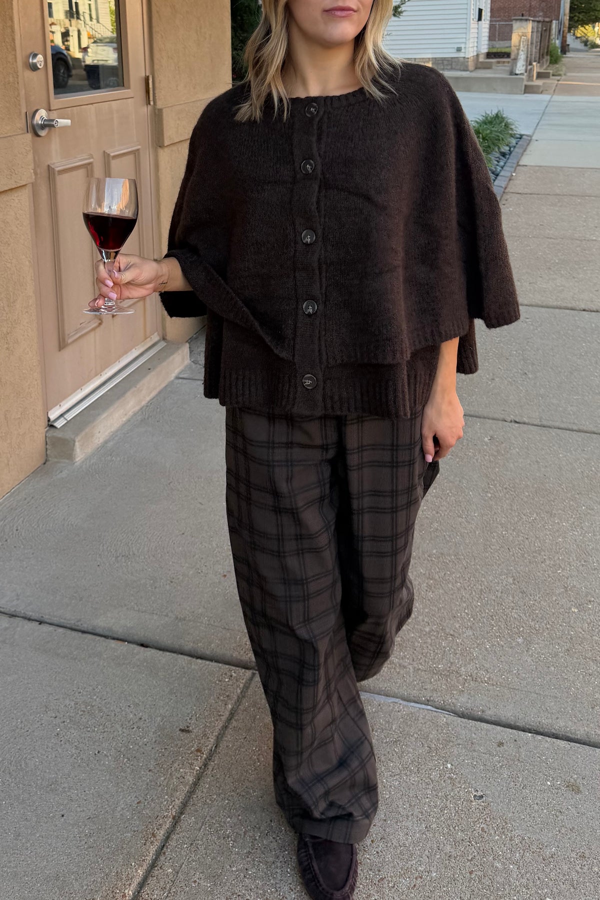 The Cape Cardigan in Espresso