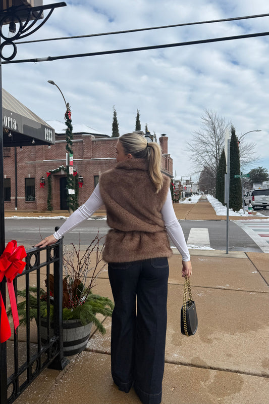The Chestnut Fur Vest