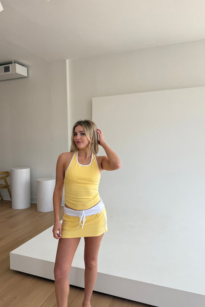 Court Side Halter Tank
