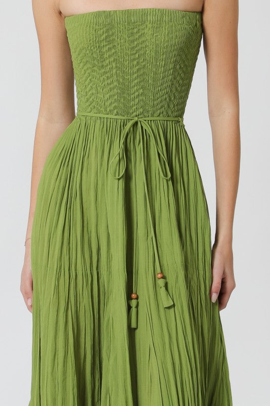 Olive Hour Maxi Dress