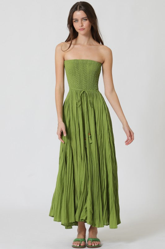 Olive Hour Maxi Dress