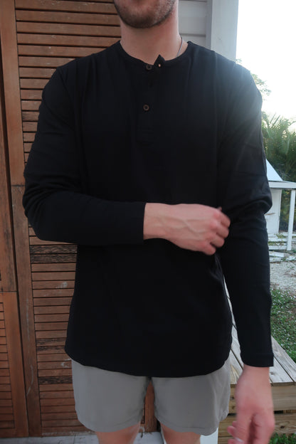 Everyday Henley In Black