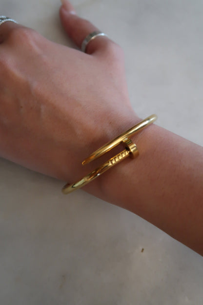 Bangle Bracelet in Gold