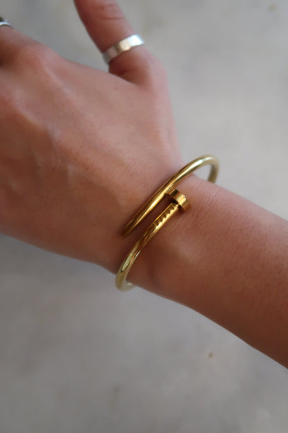 Bangle Bracelet in Gold