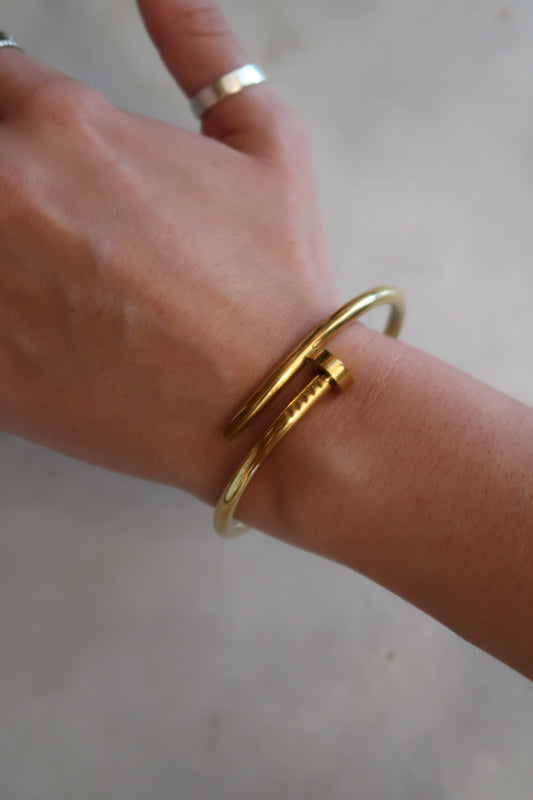 Bangle Bracelet in Gold