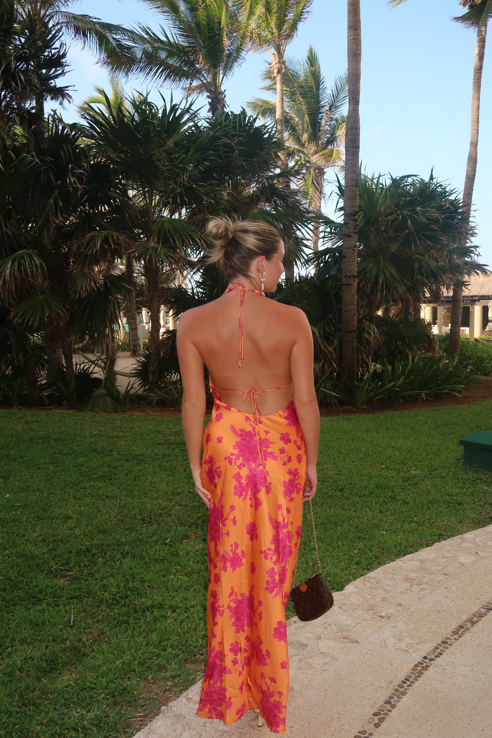 bets are off maxi dress sunset floral PatBO | Sunset Maxi Dress