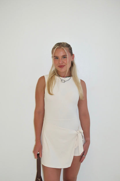 The Wrap Dress - Cream