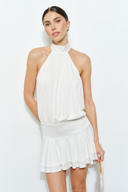 Take It Back Dress - White