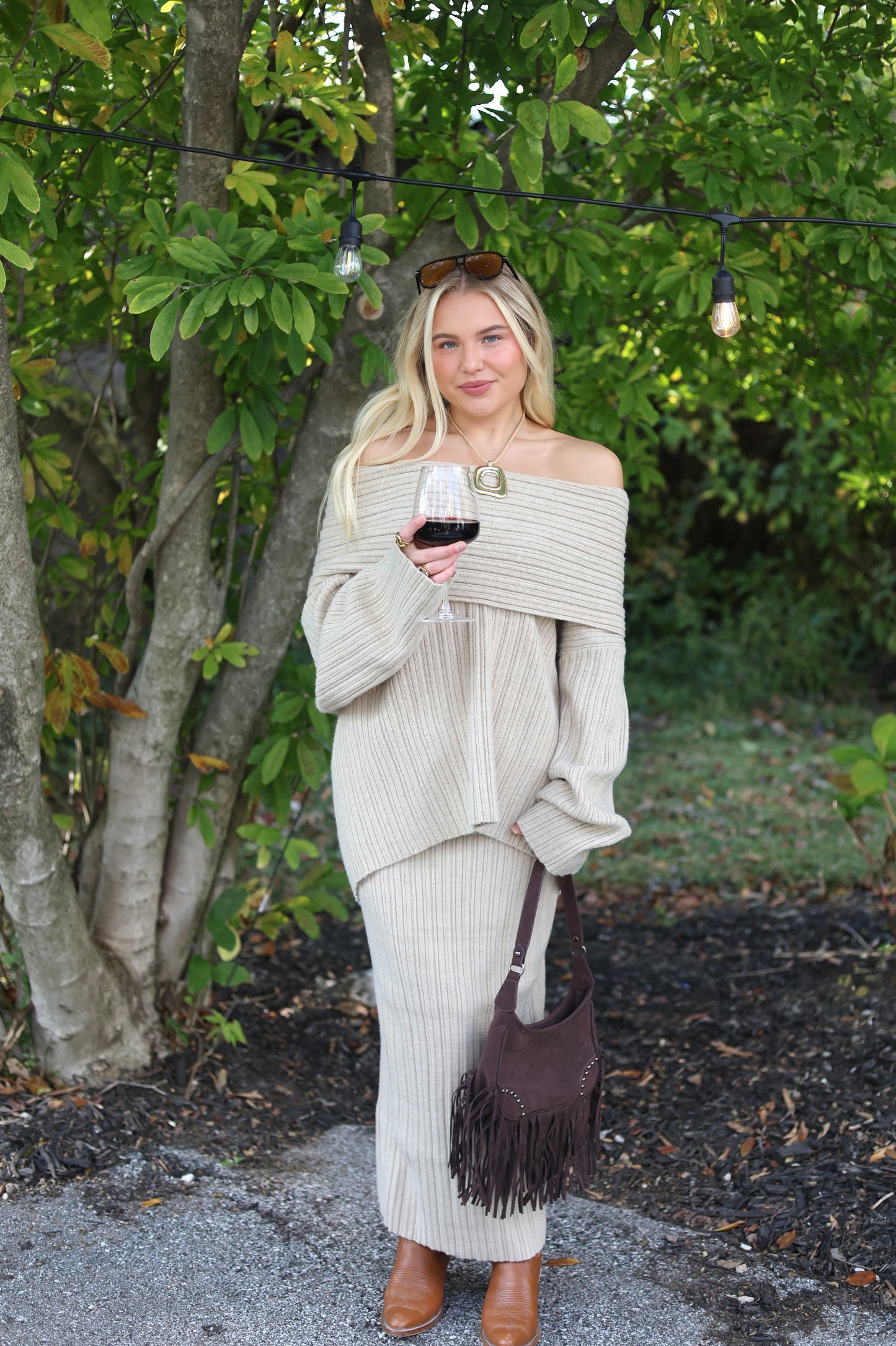 Brynn Sweater Skirt Set