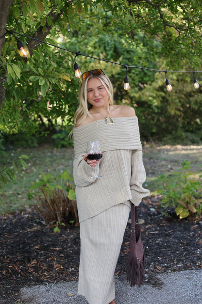 Brynn Sweater Skirt Set