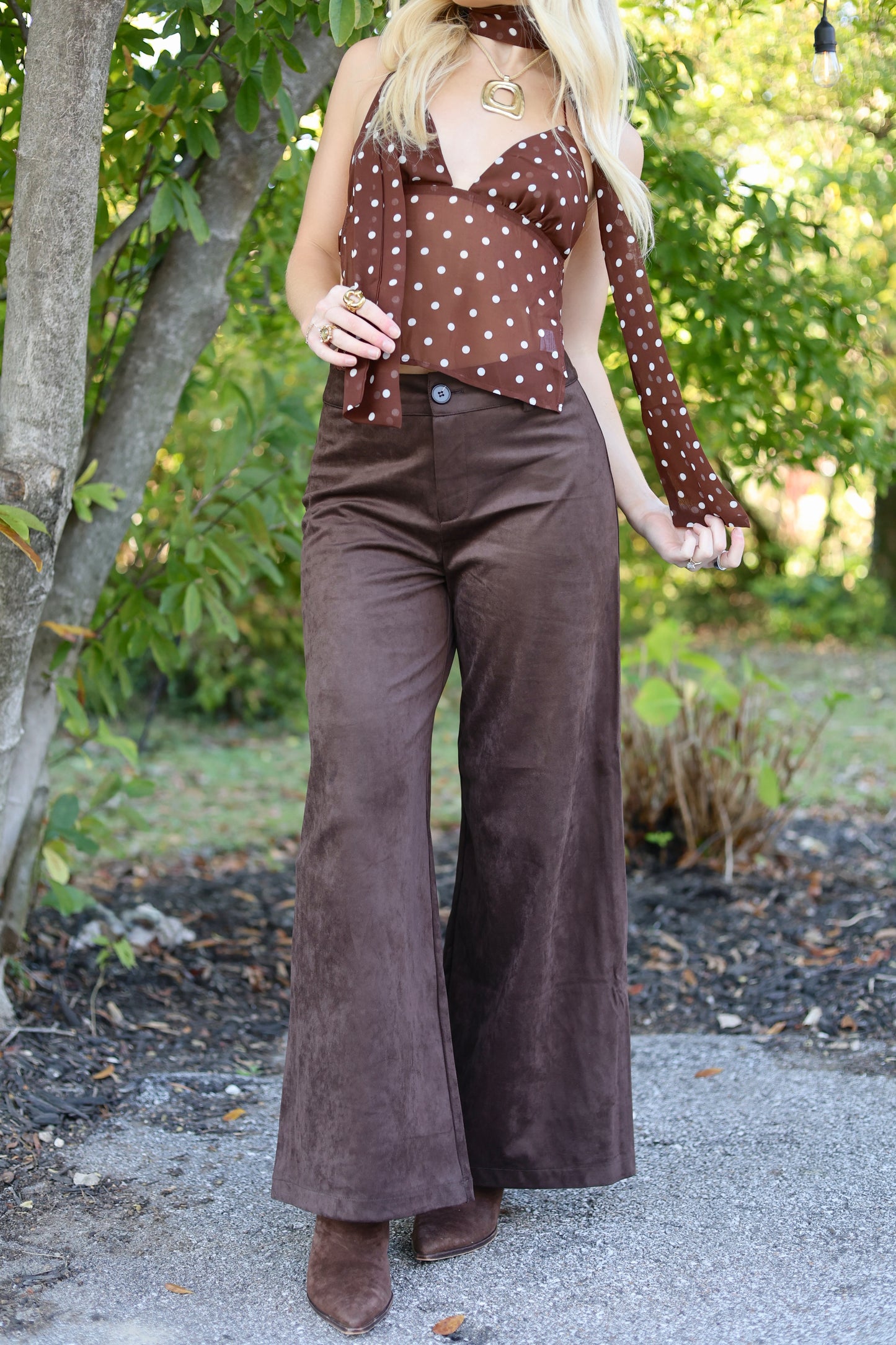 Oak Suede Pant