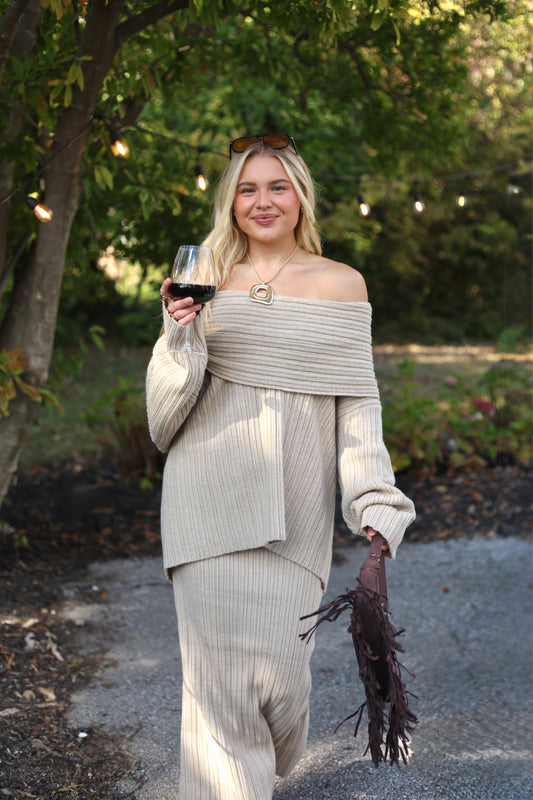 Brynn Sweater Skirt Set