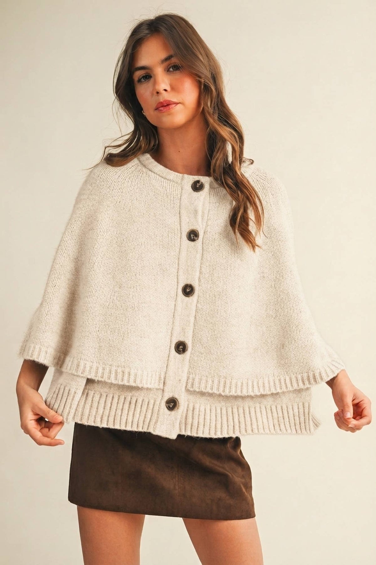 The Cape Cardigan in Cream
