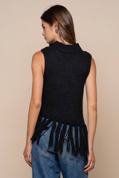 Bowery Fringe Sweater Top