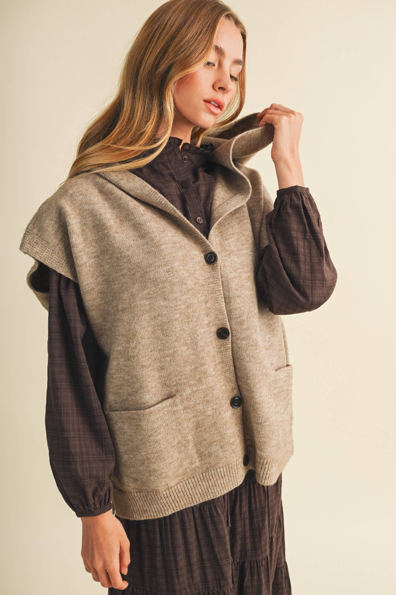 Lexington Hooded Knit Vest – Grain