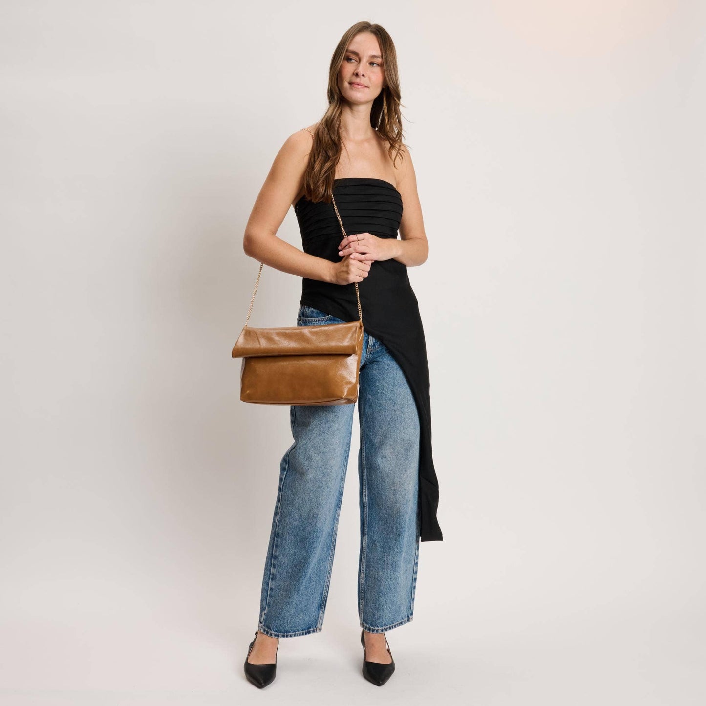 SoHo Clutch - Brown