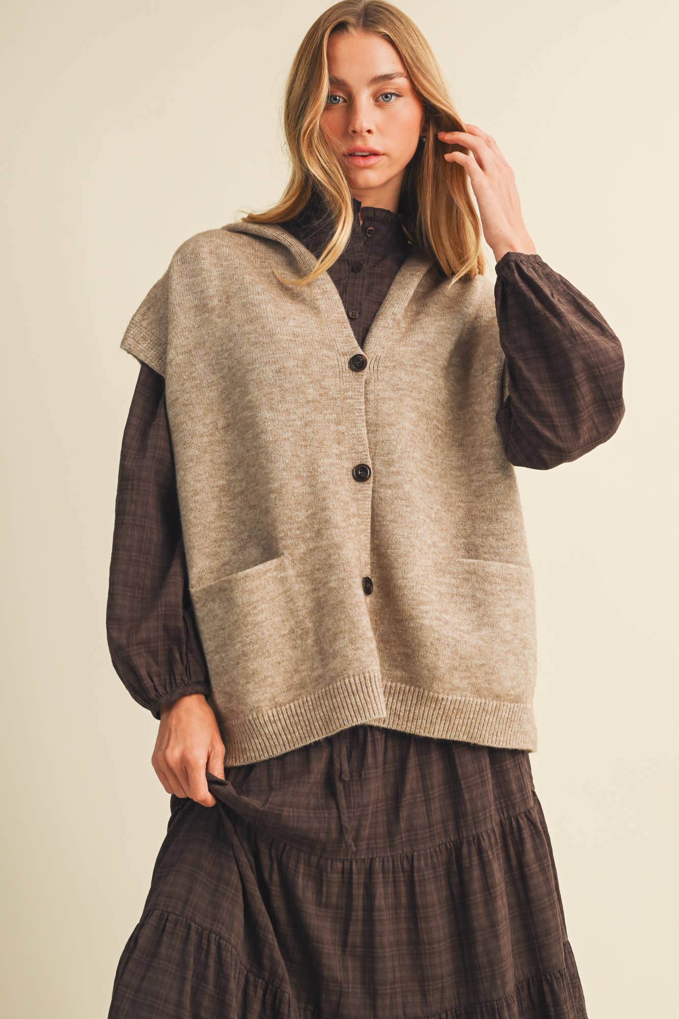 Lexington Hooded Knit Vest – Grain
