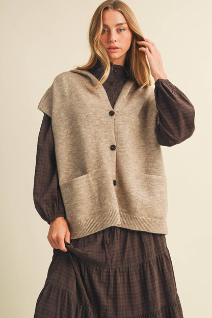 Lexington Hooded Knit Vest – Grain