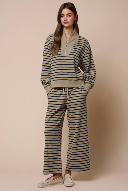 The Off-Duty Stripe Half-Zip