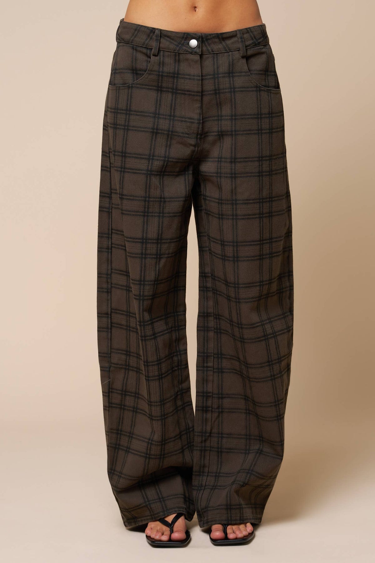 Oakley Plaid Barrel Pant