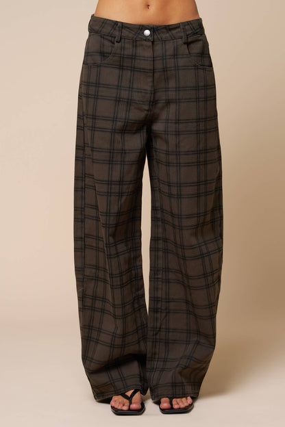 Oakley Plaid Barrel Pant