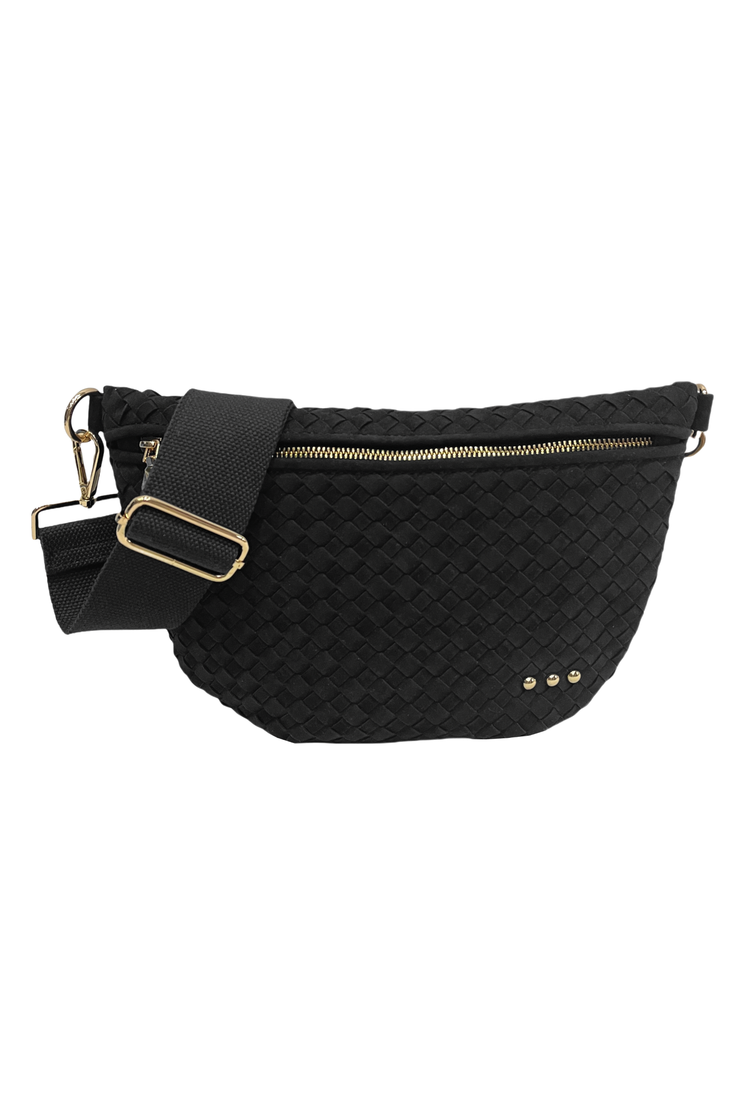 Westlyn Woven Bum Bag - Black