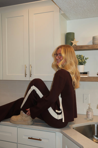 Sippin On Espresso Sweater & Pant Set