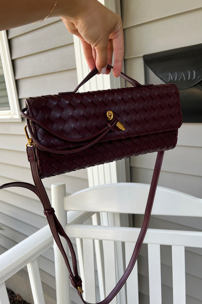 Haven Clutch in Wine