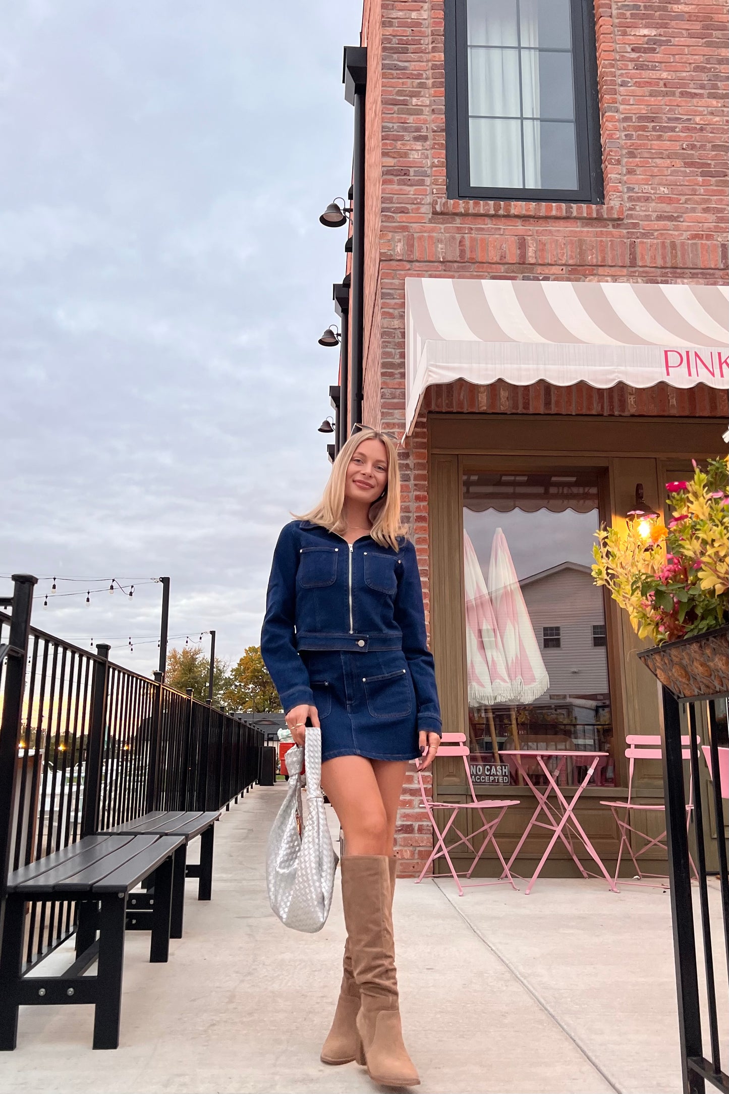 Sutton Denim Skirt